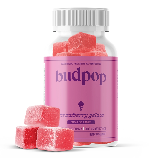 BudPop 100 mg Edible – D8 Extra Strength Formulation