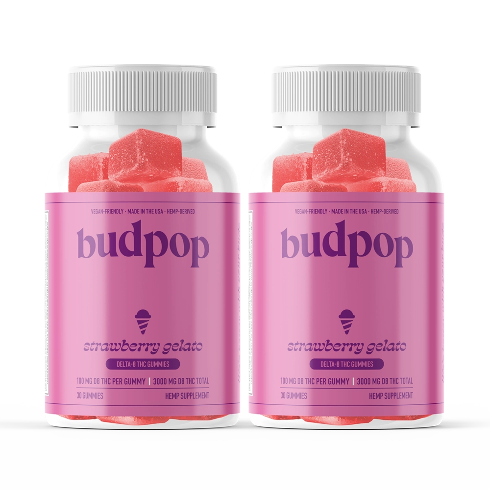 BudPop 100 mg Edible – D8 Extra Strength Formulation