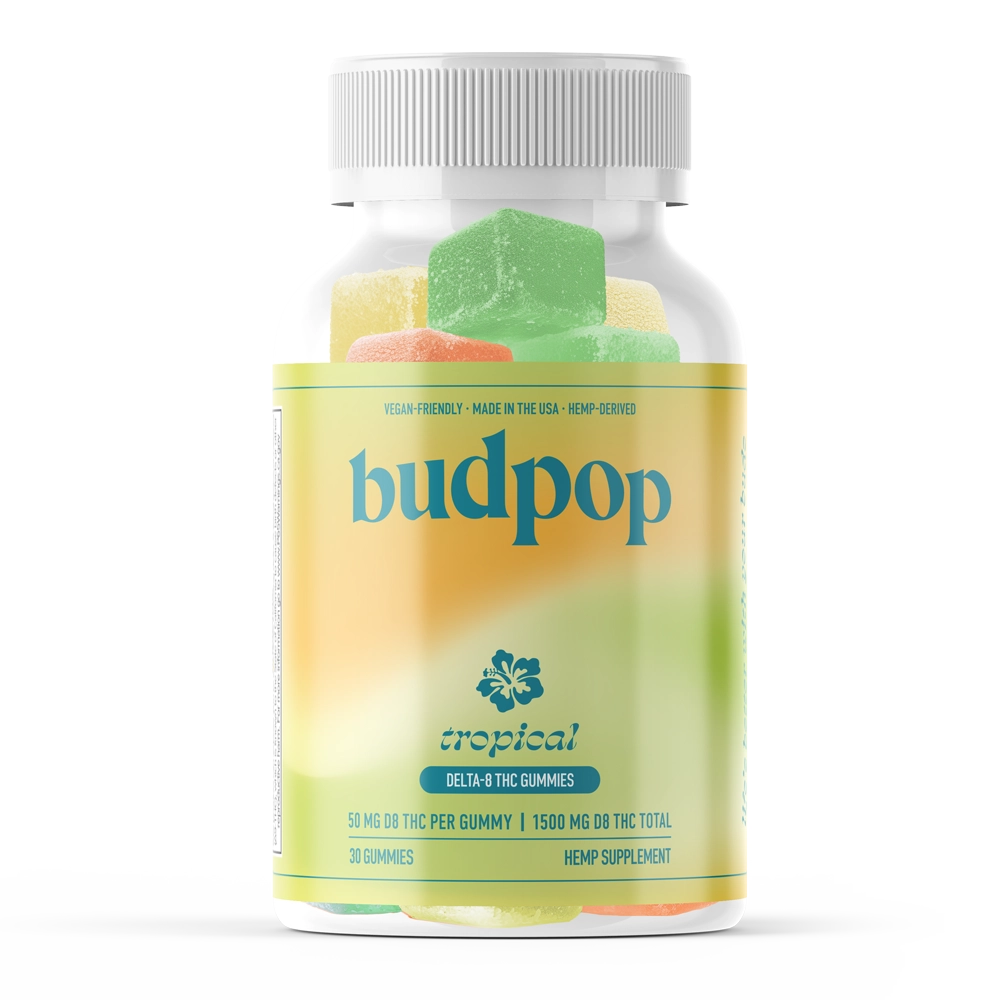 BudPop Delta-8 50mg Gummies – Tropical