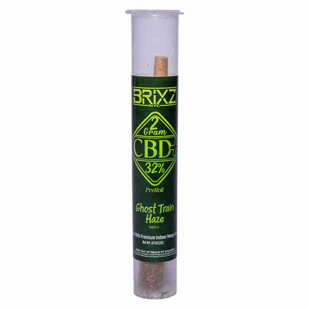 BRIXZ NYC CBD+ Pre-Roll 2g -(Ghost Train Haze)