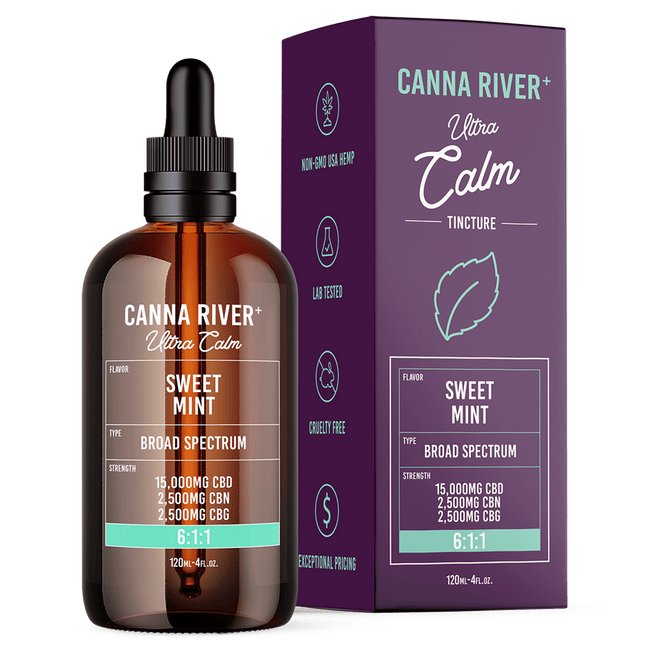 Canna River CBD Ultra Calm Tincture Best Sales Price - Tincture Oil