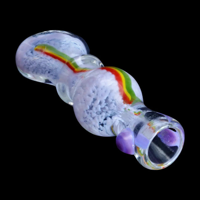 Smoke Cartel Frit Rasta One Hitter - 3 in.