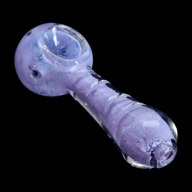 Smoke Cartel Frit Marble Rim Pastel Spoon Pipe - 2.5 in.