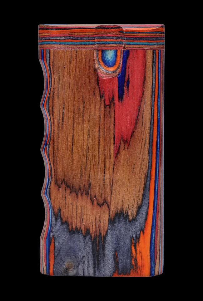 Smoke Cartel Colourful Wood Grain Dugout - Large