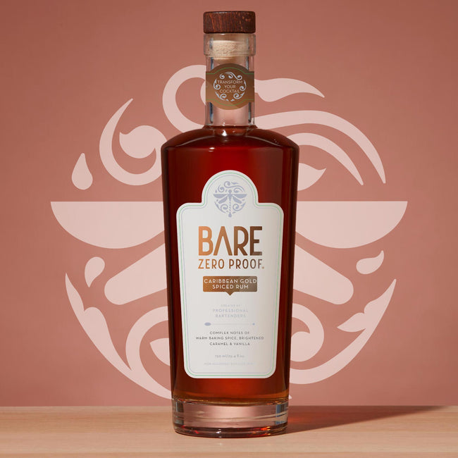 BARE ZERO PROOF Caribbean Gold Spiced Rum