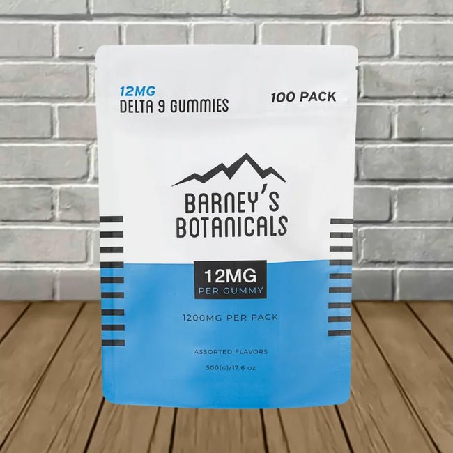 Barney’s Botanicals Delta 9 THC Gummies 12mg | 100ct