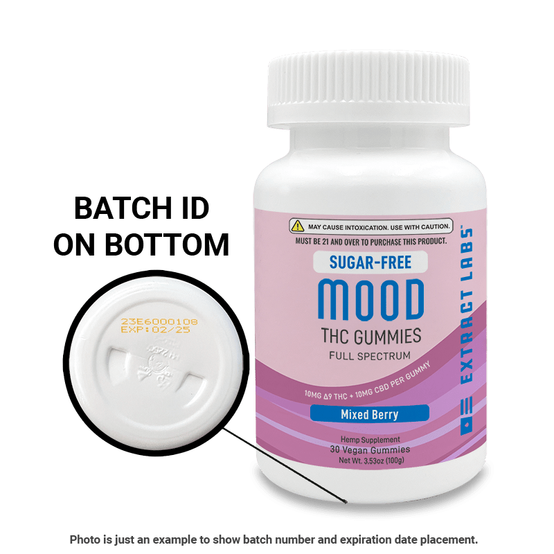 Extract Labs Sugar Free Delta 9 Gummies | Mixed Berry