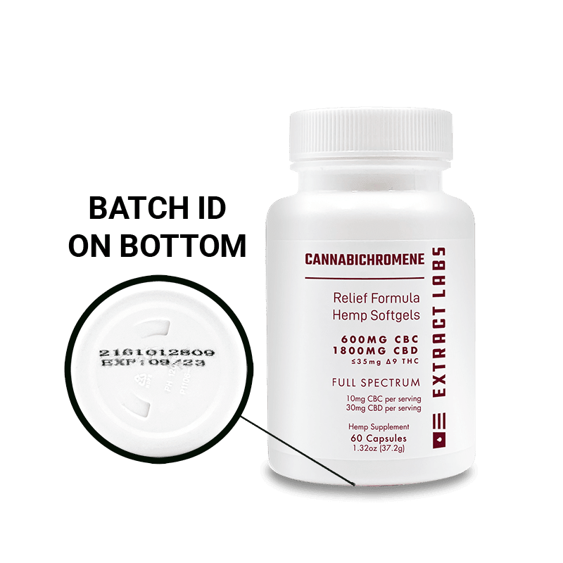 Extract Labs CBC Capsules | Relief Formula