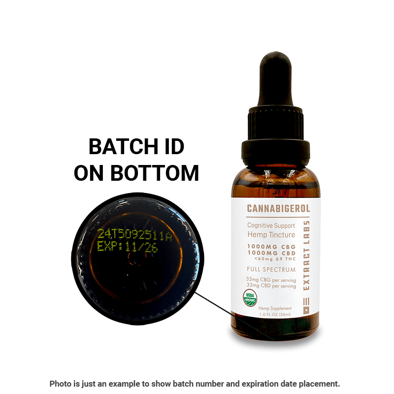 Extract Labs Organic CBG Oil | Cognitive Support