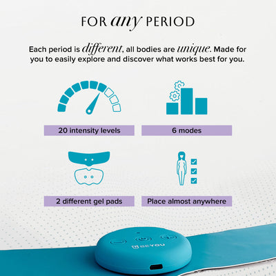 BeYou TENS 2.0 Period Pain Relief Device Best Sales Price - CBD