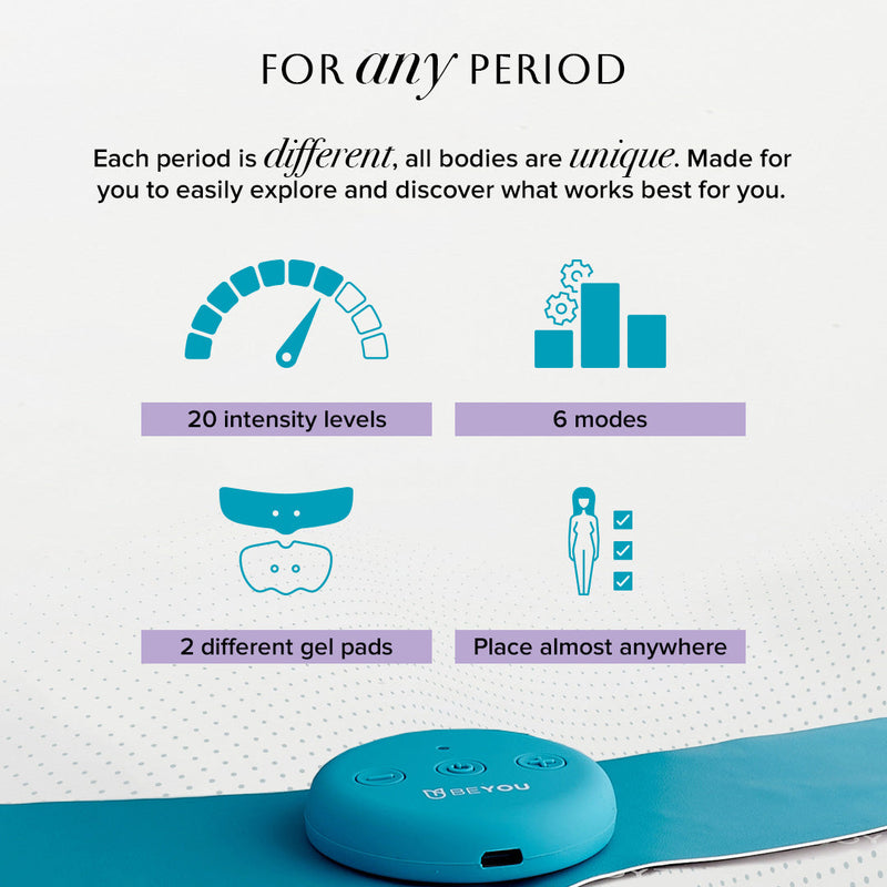 BeYou TENS 2.0 Period Pain Relief Device Best Sales Price - CBD