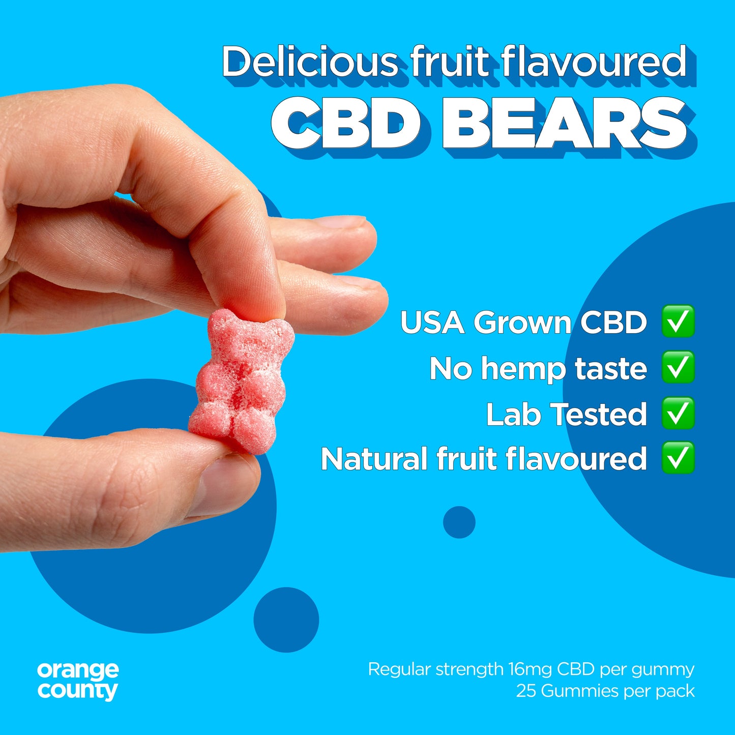 CBD Gummy Bears (Small Tub)