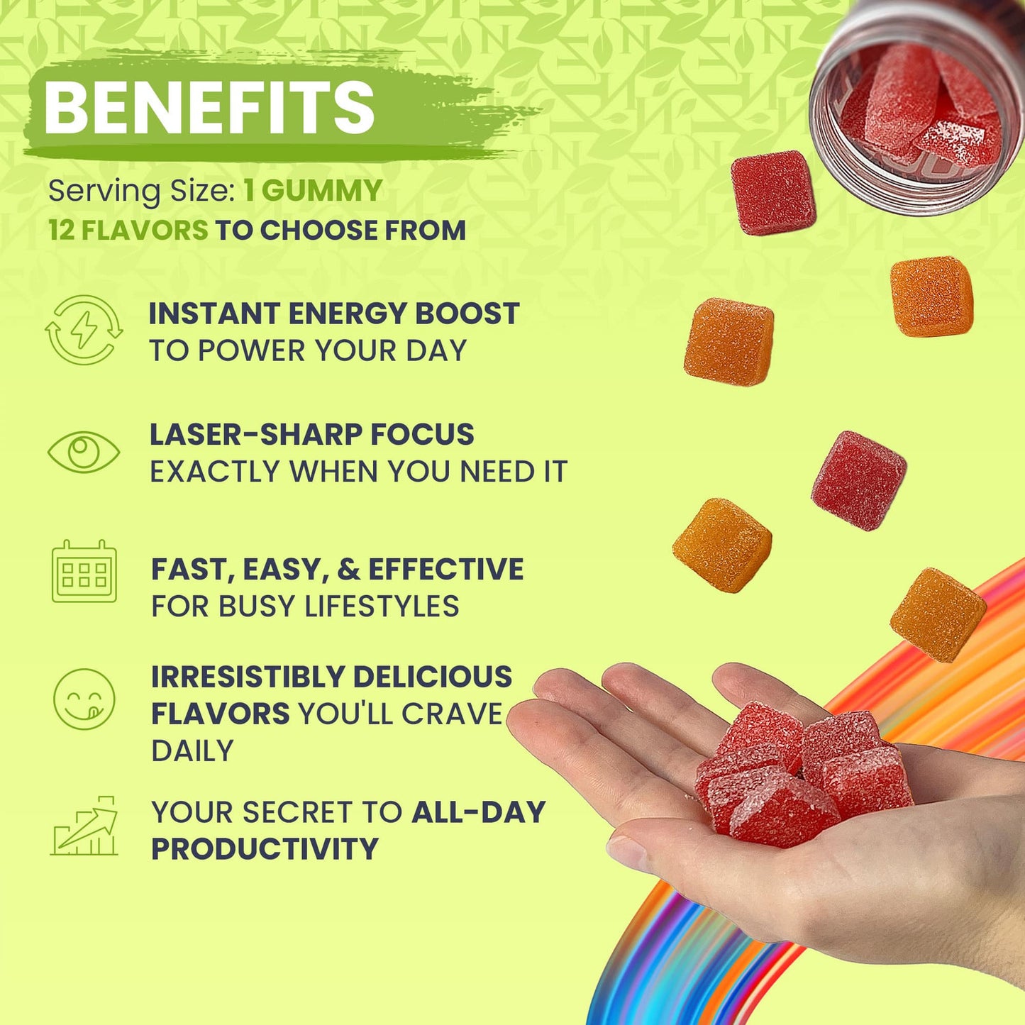 A Gift From Nature CBG GUMMIES - FOR ENERGY - 30CT Pineapple Jack 1500mg (50mg ea.) –  SATIVA