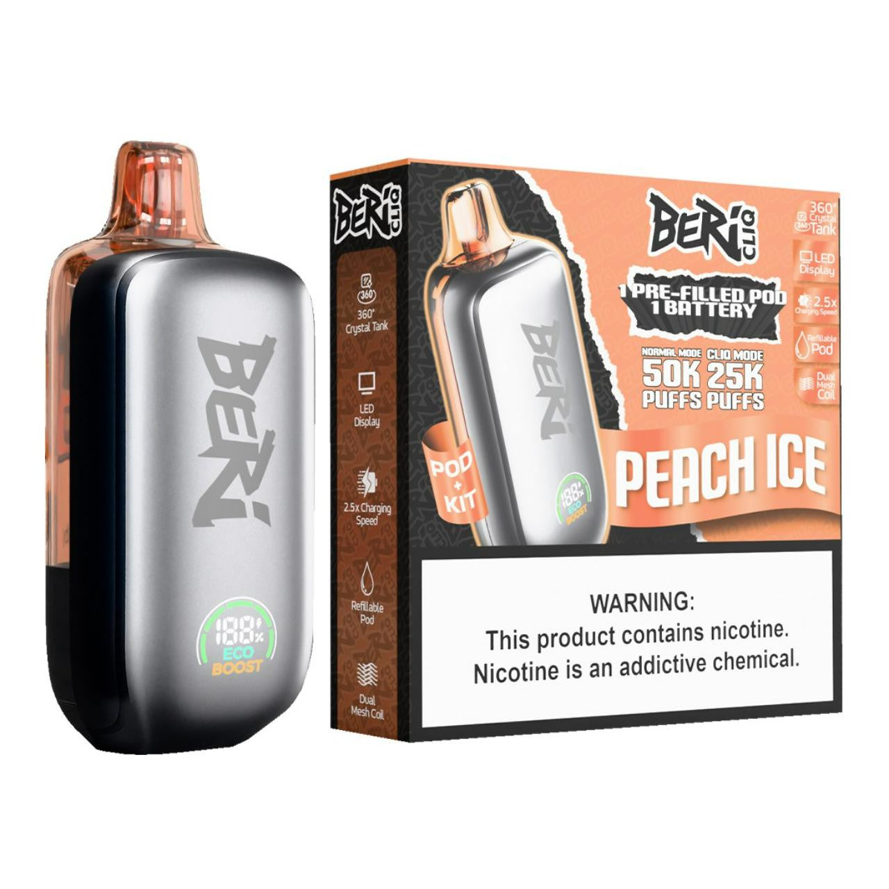 Beri Cliq Disposable Kit (50000 Puffs)