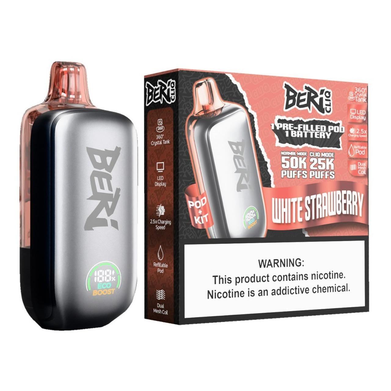 Beri Cliq Disposable Kit (50000 Puffs)