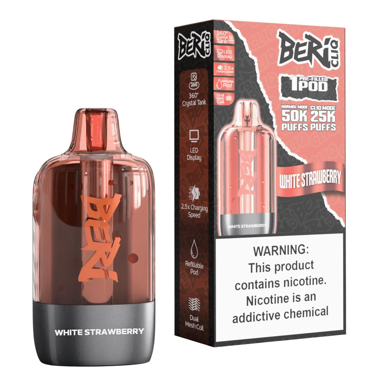 Beri Cliq 50K Pre-filled Replacement Pod (Pack of 1)