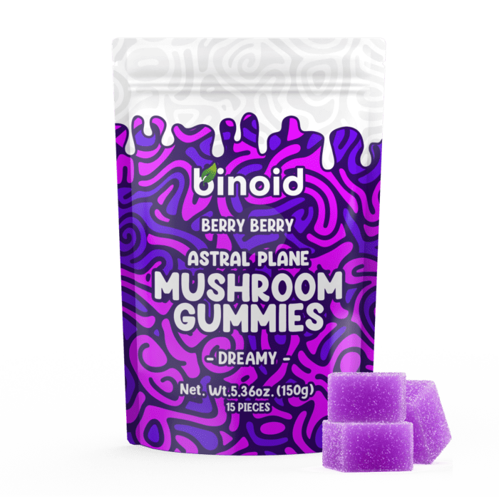 Binoid Astral Plane Mushroom + THC Gummies - 15ct