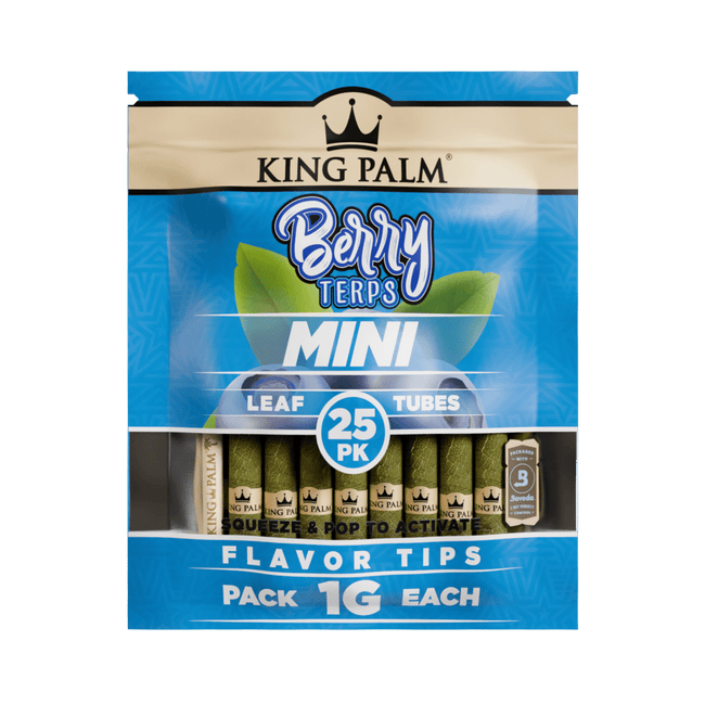 King Palm 25 Mini Rolls – Berry Terps