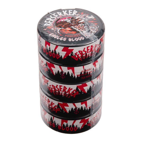 Eagle's Blood BERSERKER Caffeine Pouches