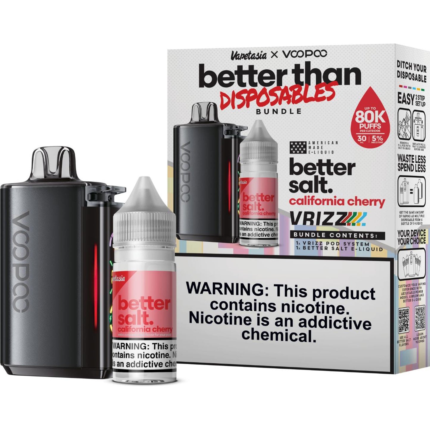Better Salt x Voopoo Vrizz Bundle Kit -25MG