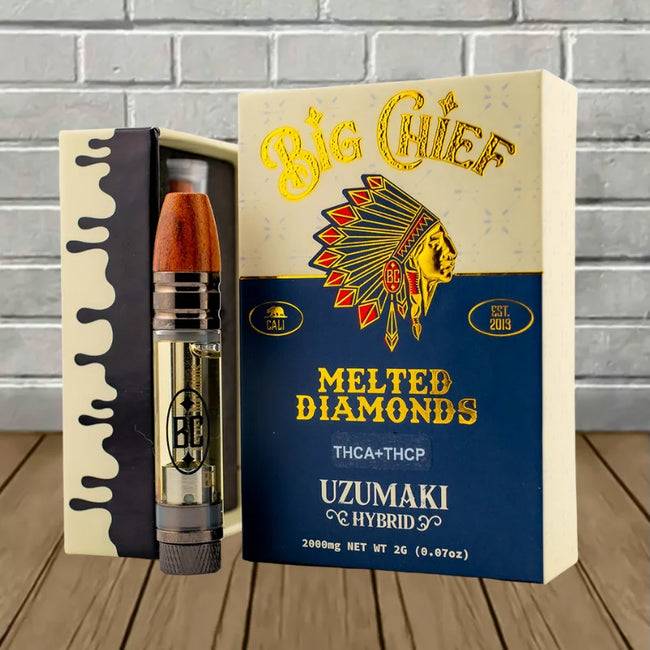 Big Chief Melted Diamonds THCA + THCP Vape Cartridge 2g