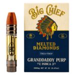 Big Chief Melted Diamonds THCa Cartridge 2g