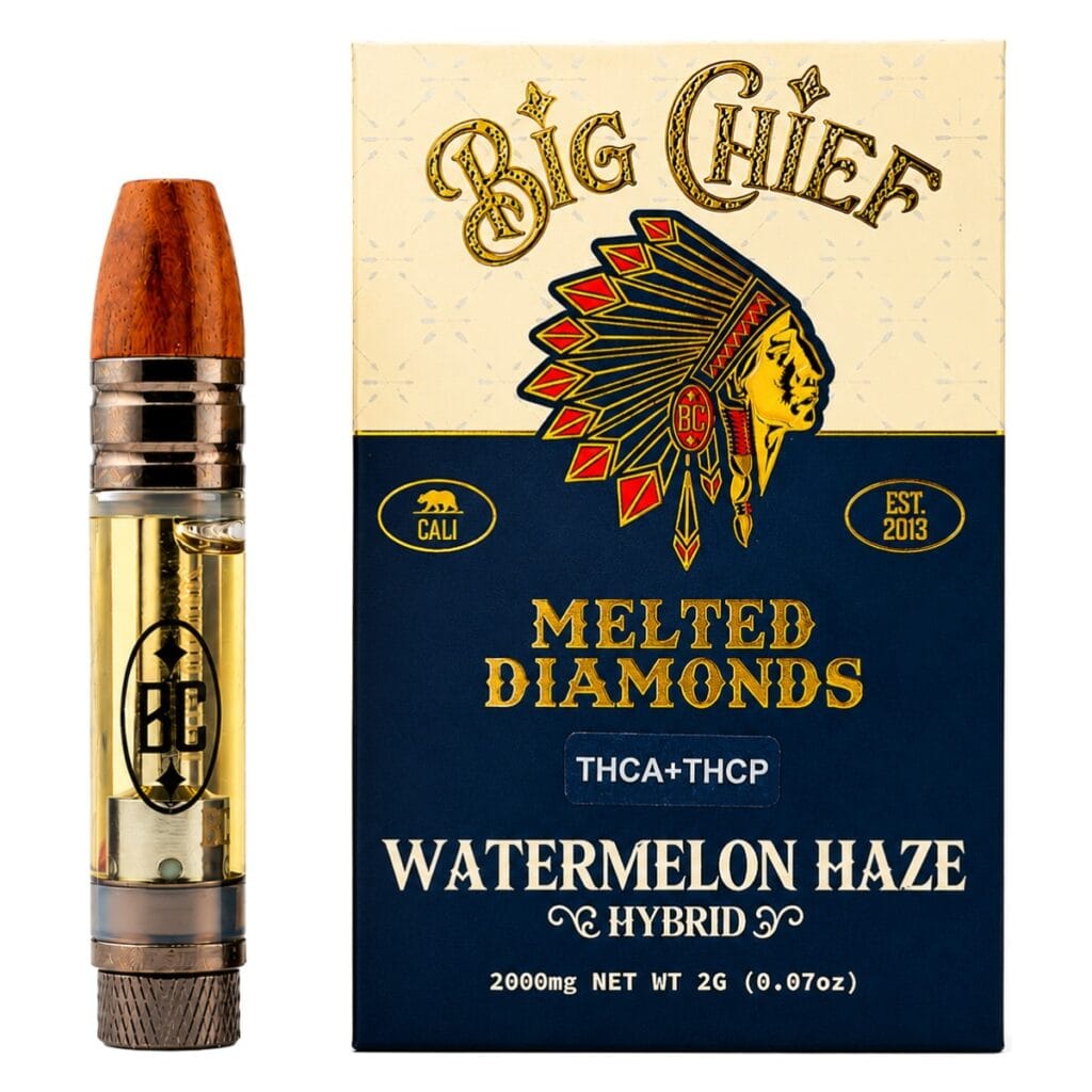 Big Chief Melted Diamonds THCa Cartridge 2g