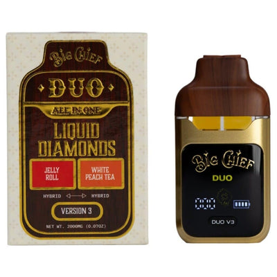 Big Chief THCa Liquid Diamonds DUO V3 Disposable 2g Best Sales Price - Vape Pens