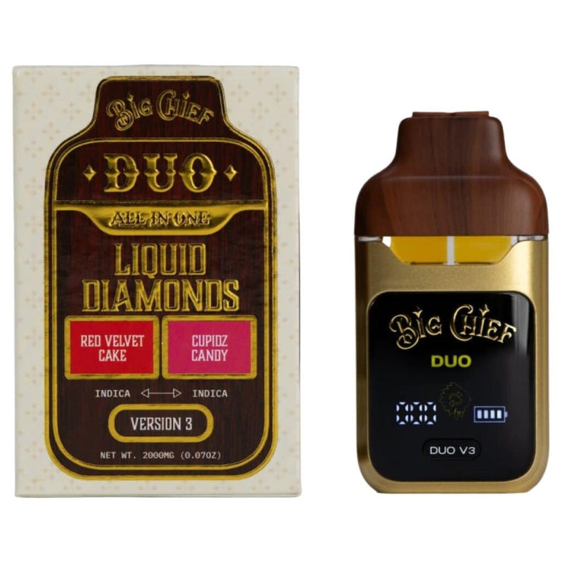 Big Chief THCa Liquid Diamonds DUO V3 Disposable 2g Best Sales Price - Vape Pens