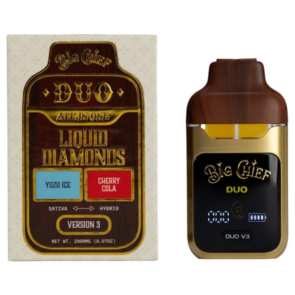 Big Chief THCa Liquid Diamonds DUO V3 Disposable 2g Best Sales Price - Vape Pens