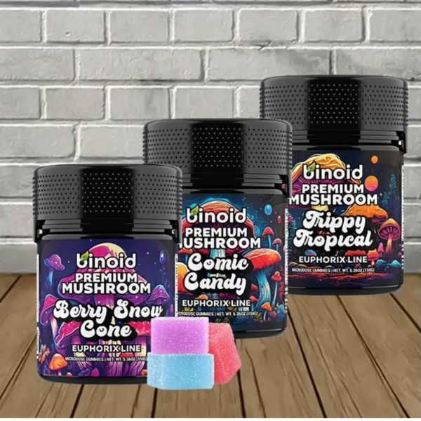 Binoid Euphorix Blend Microdose Magic Mushroom Gummies 20ct