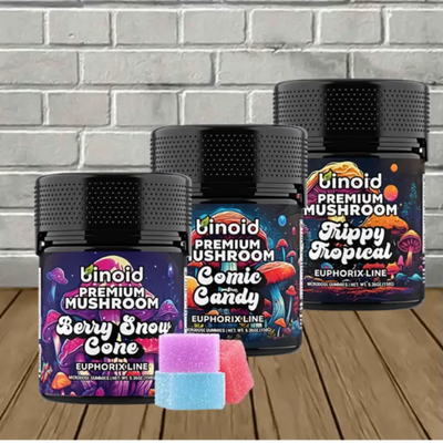 Binoid Euphorix Blend Microdose Magic Mushroom Gummies 20ct Best Sales Price - Gummies