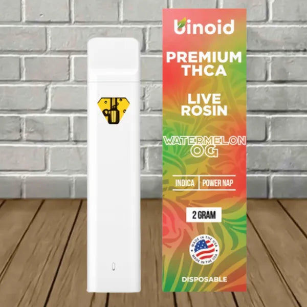 Binoid Premium Live Rosin THCa Disposable 2g Best Sales Price - Vape Pens