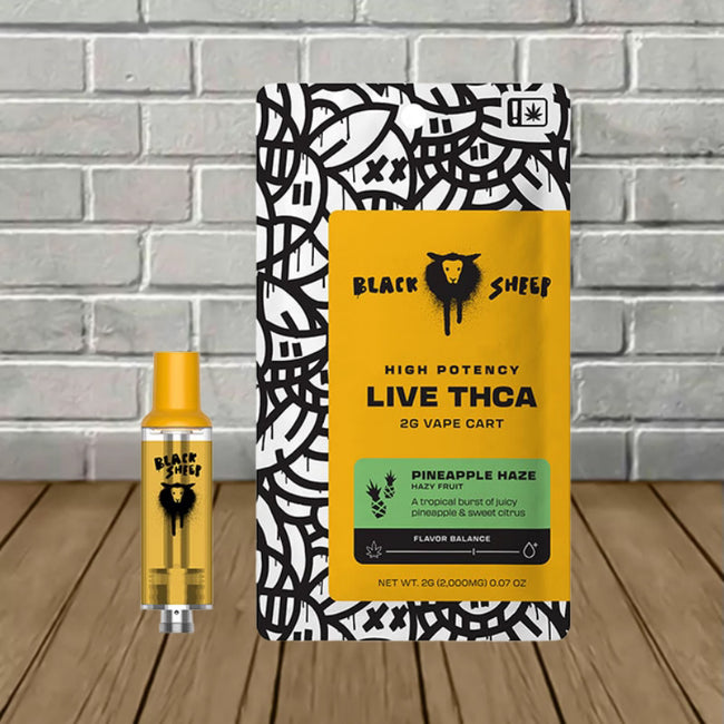 Black Sheep Live THCa Quad Blend Vape Cartridge 2g