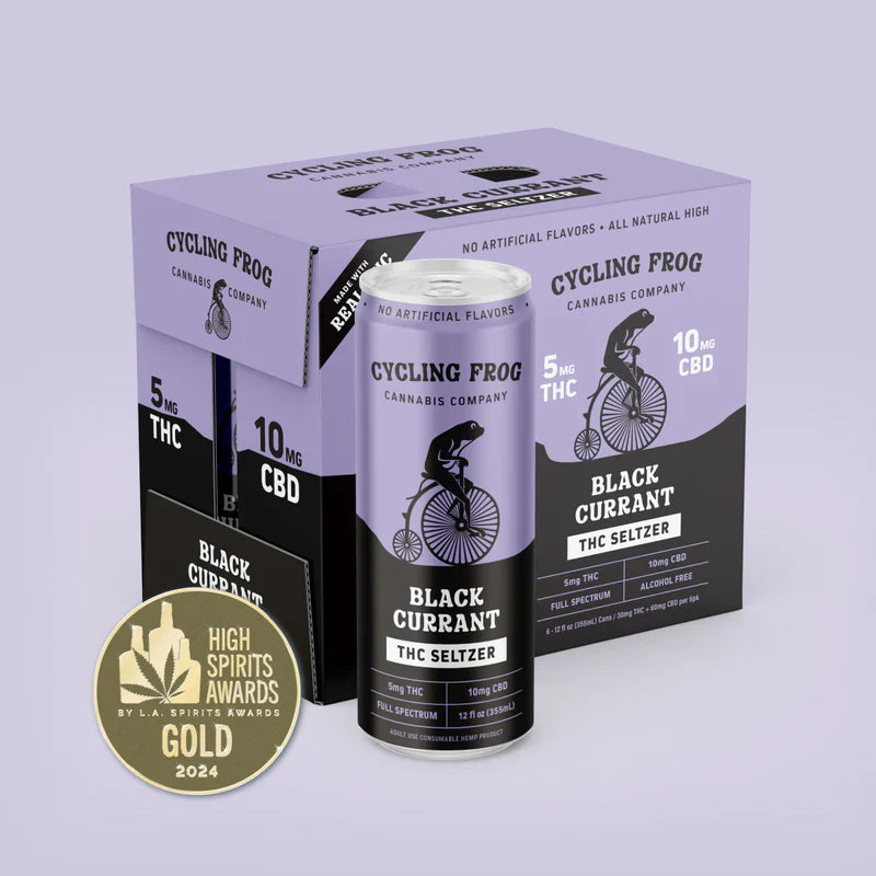 Cycling Frog CBD + THC Seltzer - 6pk