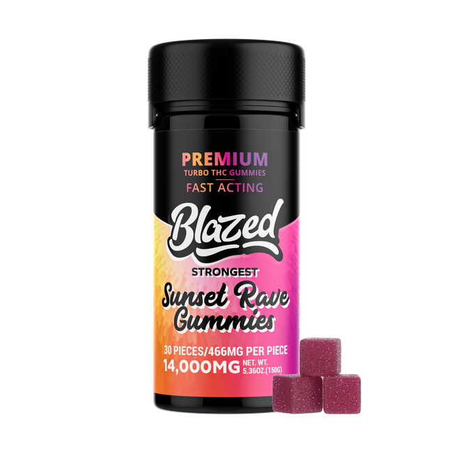 14,000MG Turbo THC Gummies – Blazed