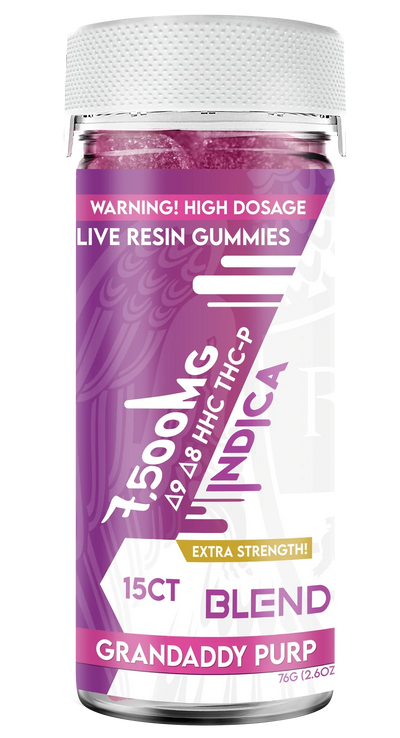 Blend Live Resin Delta 9 + THCP Blend Gummies 2500mg - 15000mg Best Sales Price - Gummies