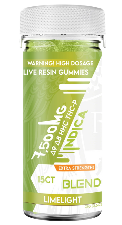 Blend Live Resin Delta 9 + THCP Blend Gummies 2500mg - 15000mg Best Sales Price - Gummies