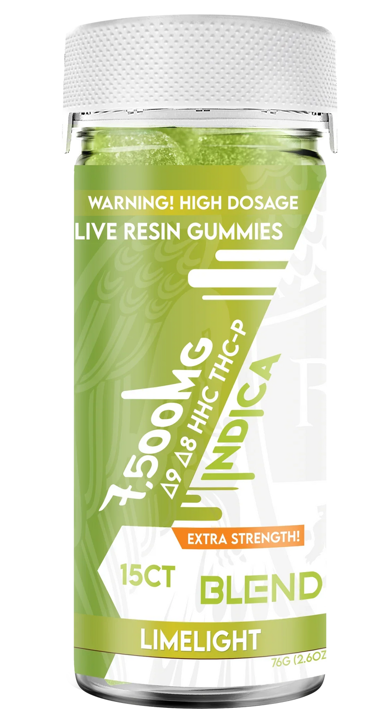 Blend Live Resin Delta 9 + THCP Blend Gummies 2500mg - 15000mg Best Sales Price - Gummies