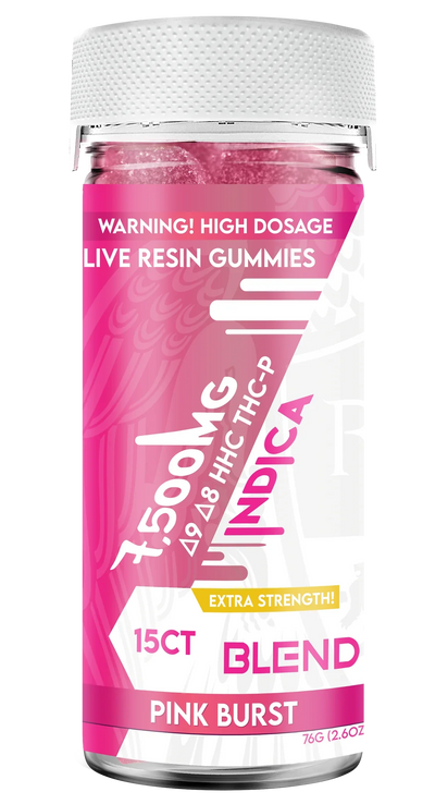 Blend Live Resin Delta 9 + THCP Blend Gummies 2500mg - 15000mg Best Sales Price - Gummies