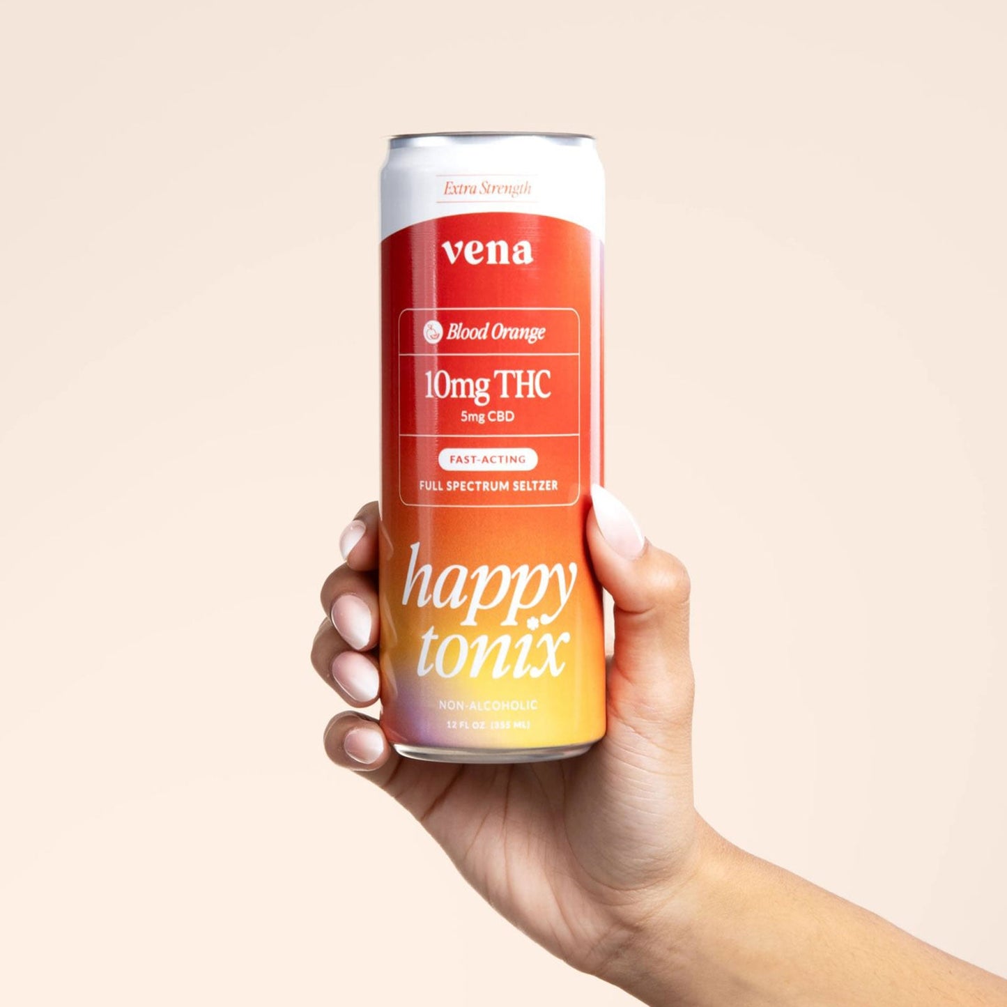 Happy Tonix 10mg THC Seltzers | Blood Orange