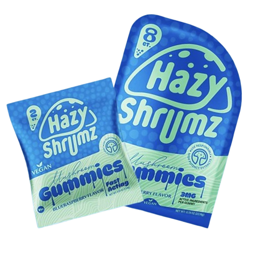 Hazy Shrumz Vegan Mushroom Gummies 8CT