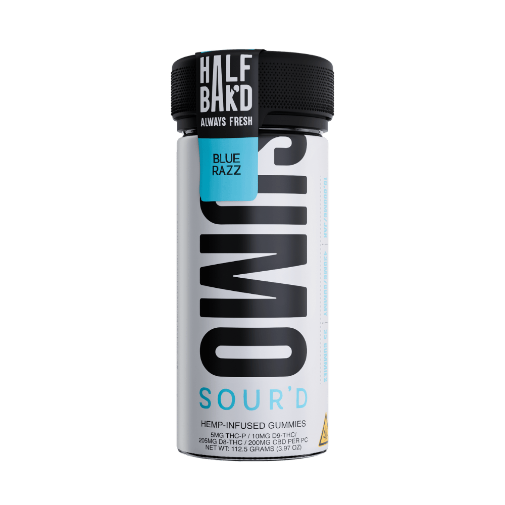 Half Bak’d Blue Razz | SOUR'D SUMO Gummies