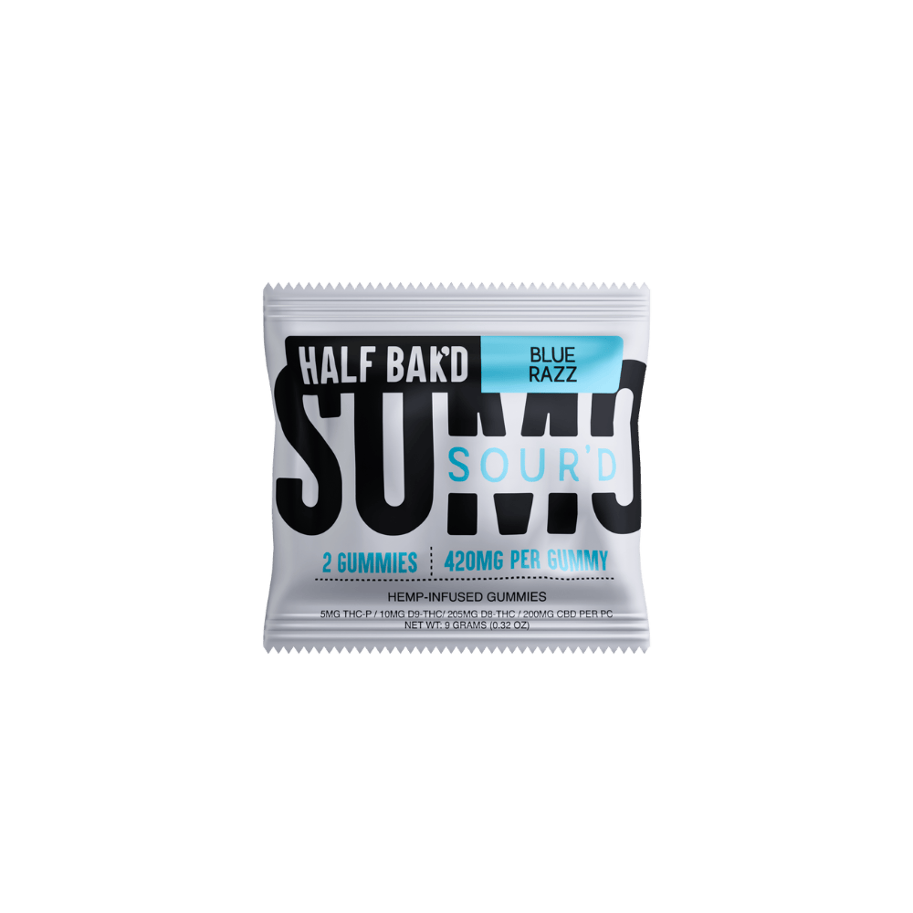 Half Bak’d Blue Razz | SOUR'D SUMO Gummies