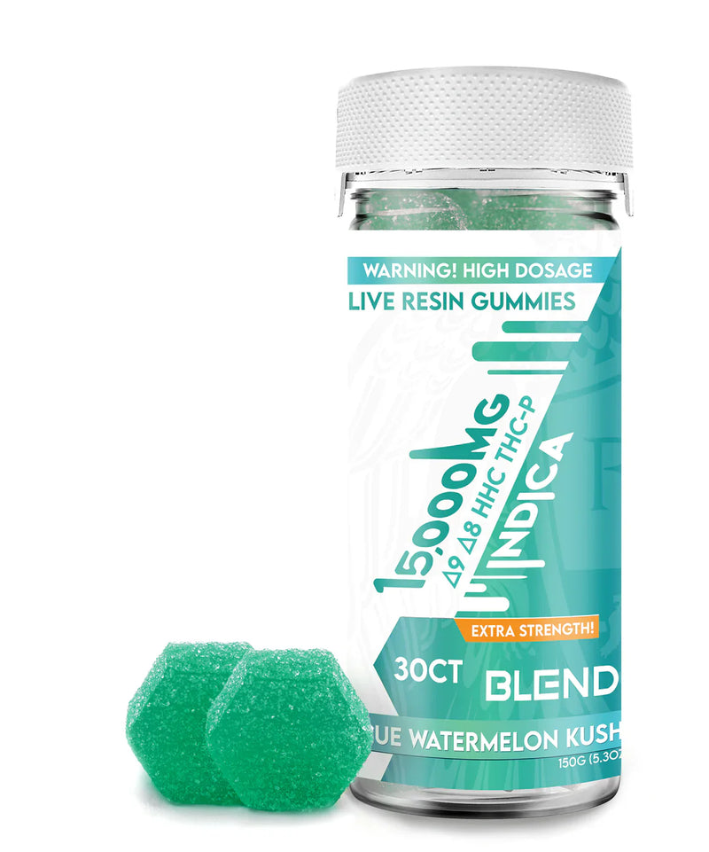 Blend Live Resin Delta 9 + THCP Blend Gummies 2500mg - 15000mg Best Sales Price - Gummies