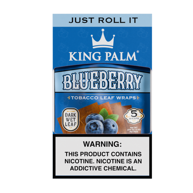 King Palm Blueberry – Wraps Best Sales Price - Pre-Rolls