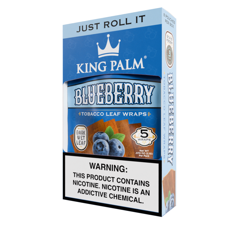 King Palm Blueberry – Wraps Best Sales Price - Pre-Rolls