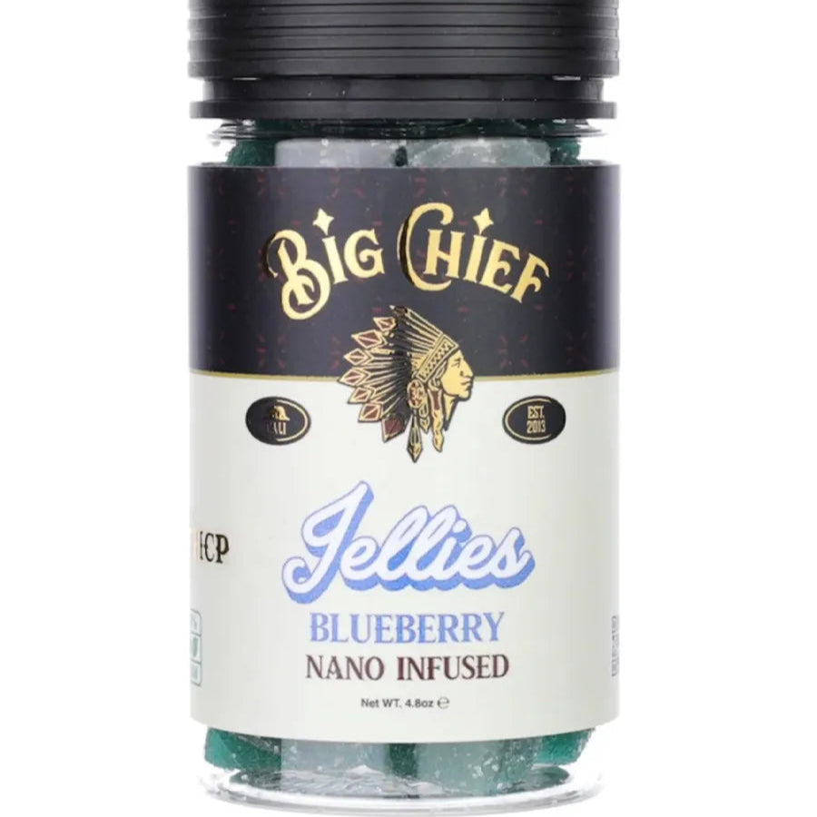 Blueberry Big Chief Extra Strength THC-P Gummies 15000MG