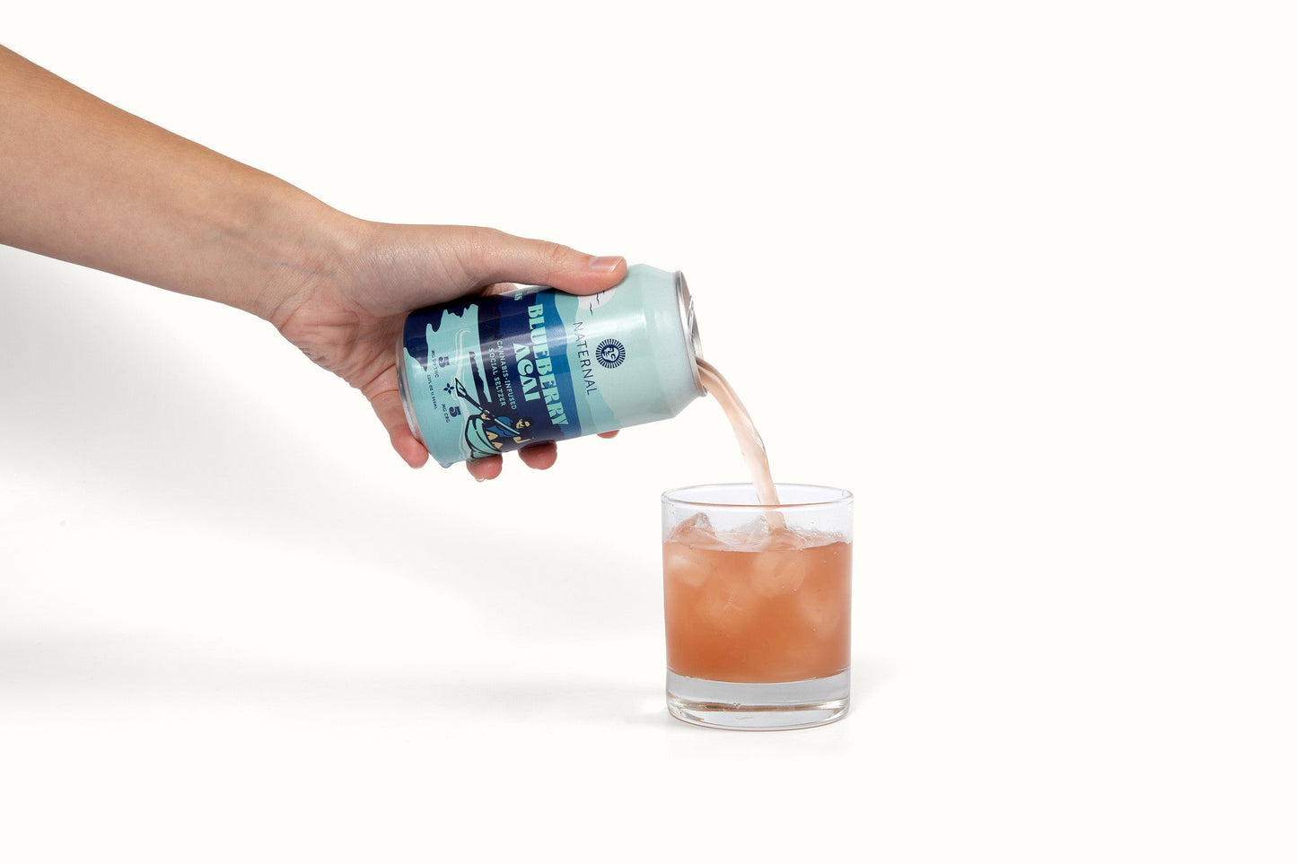 Naternal Blueberry Acai Seltzer