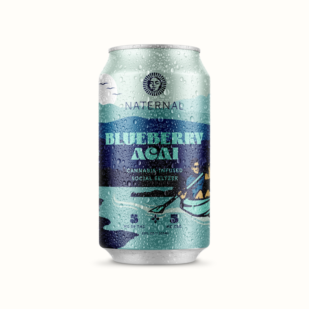Naternal Blueberry Acai Seltzer